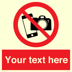 Custom No filming or photography